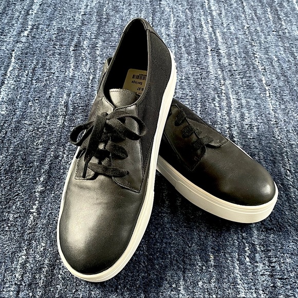 Eileen Fisher Leather Sneakers - Picture 1 of 3
